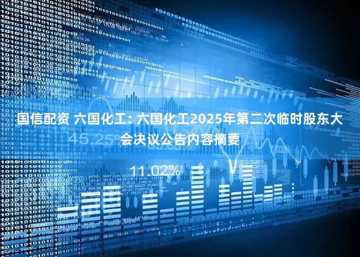国信配资 六国化工: 六国化工2025年第二次临时股东大会决议公告内容摘要