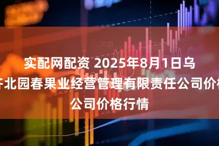实配网配资 2025年8月1日乌鲁木齐北园春果业经营管理有限责任公司价格行情