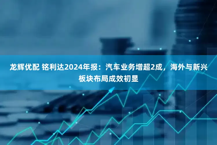 龙辉优配 铭利达2024年报：汽车业务增超2成，海外与新兴板块布局成效初显